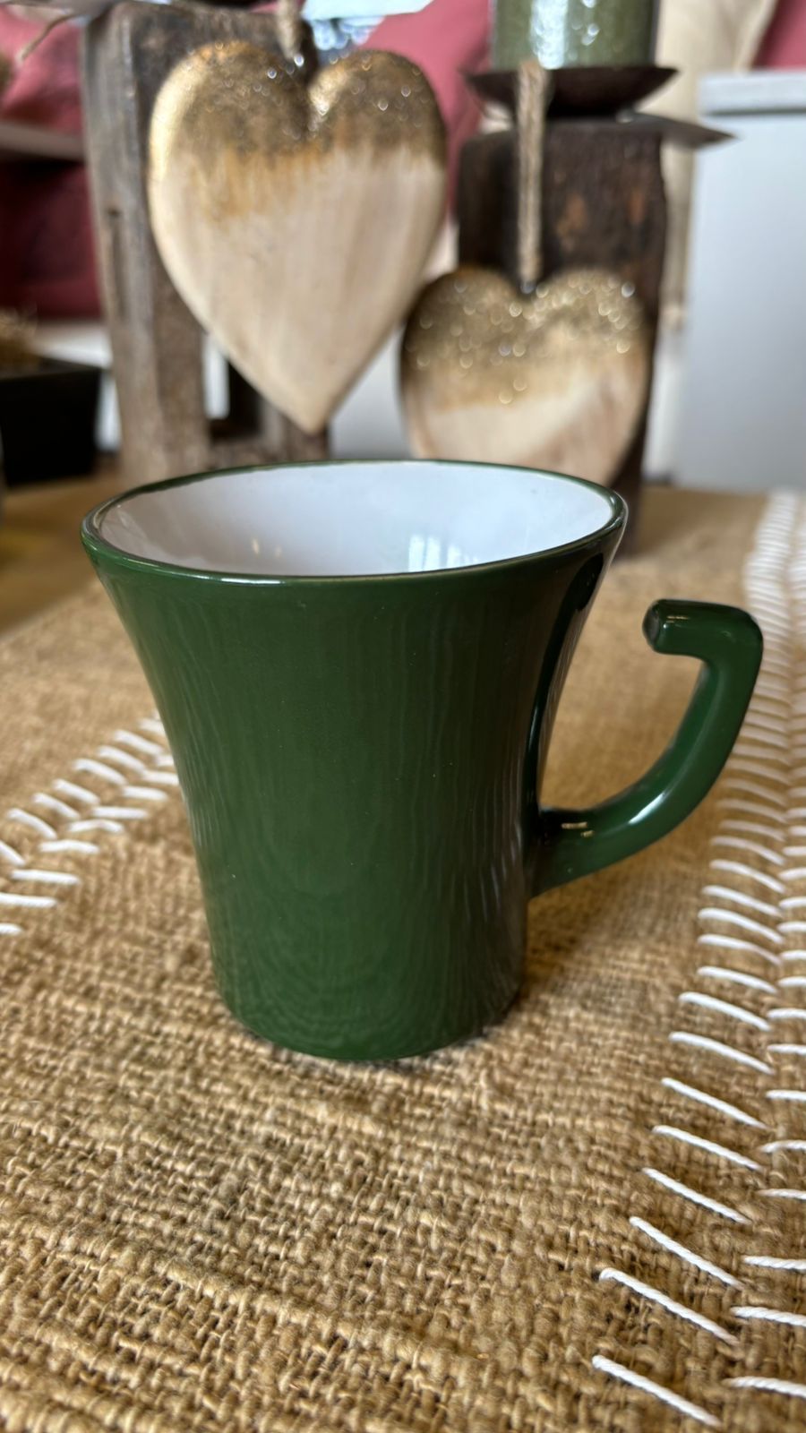 Tazón cerámica verde