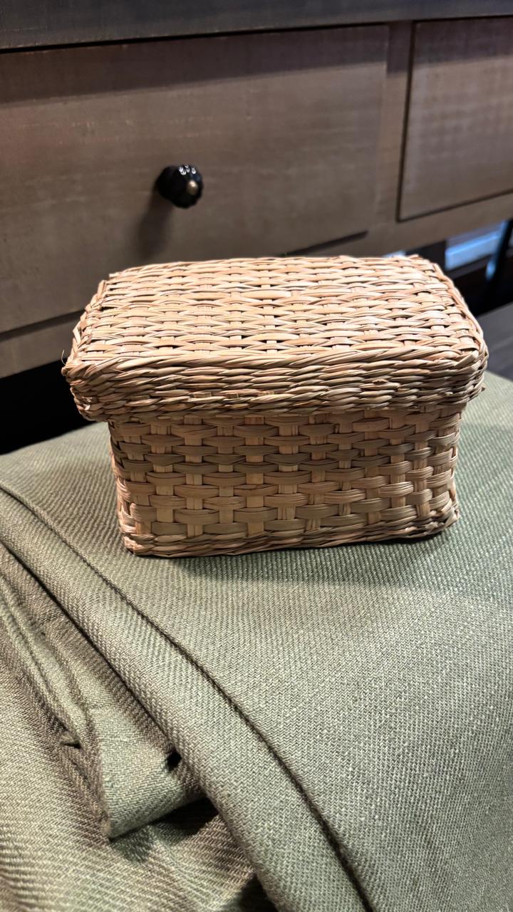 Canasto rectangular con tapa s