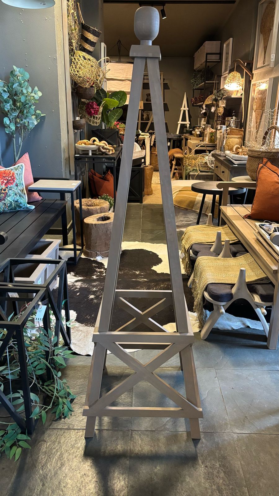 Huertero 46x46x150 teñido rústico