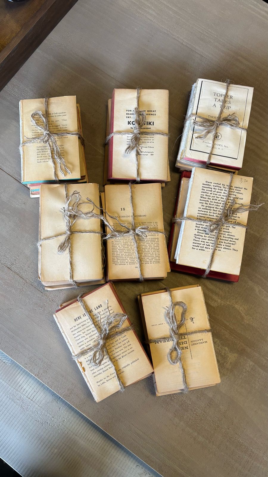 Set libro decorativo variedades