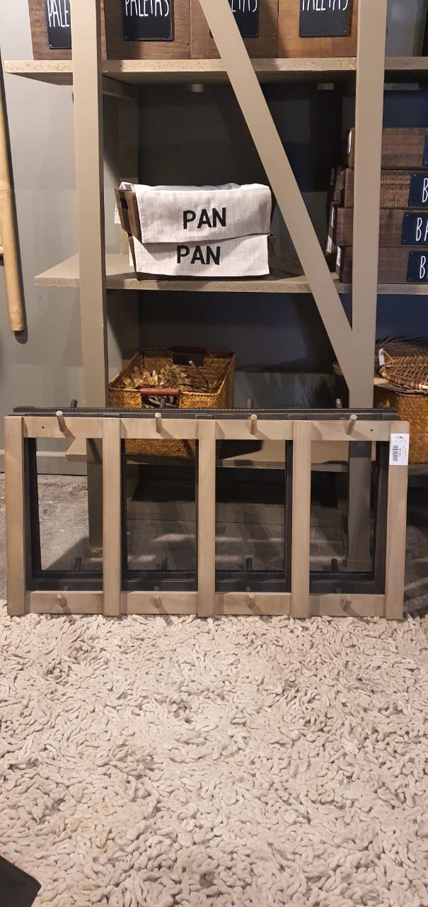 Percha sol 80x40 teñido rústico