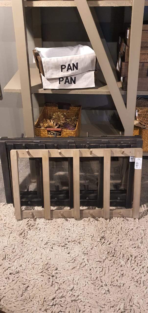 Percha sol 70x40 teñido rústico