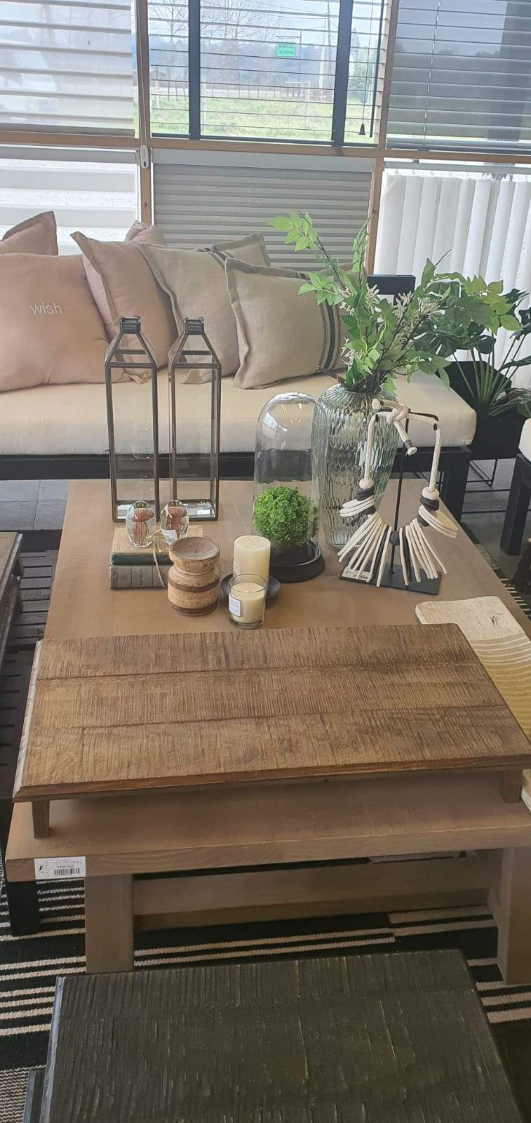 Tarima pátina Café grande