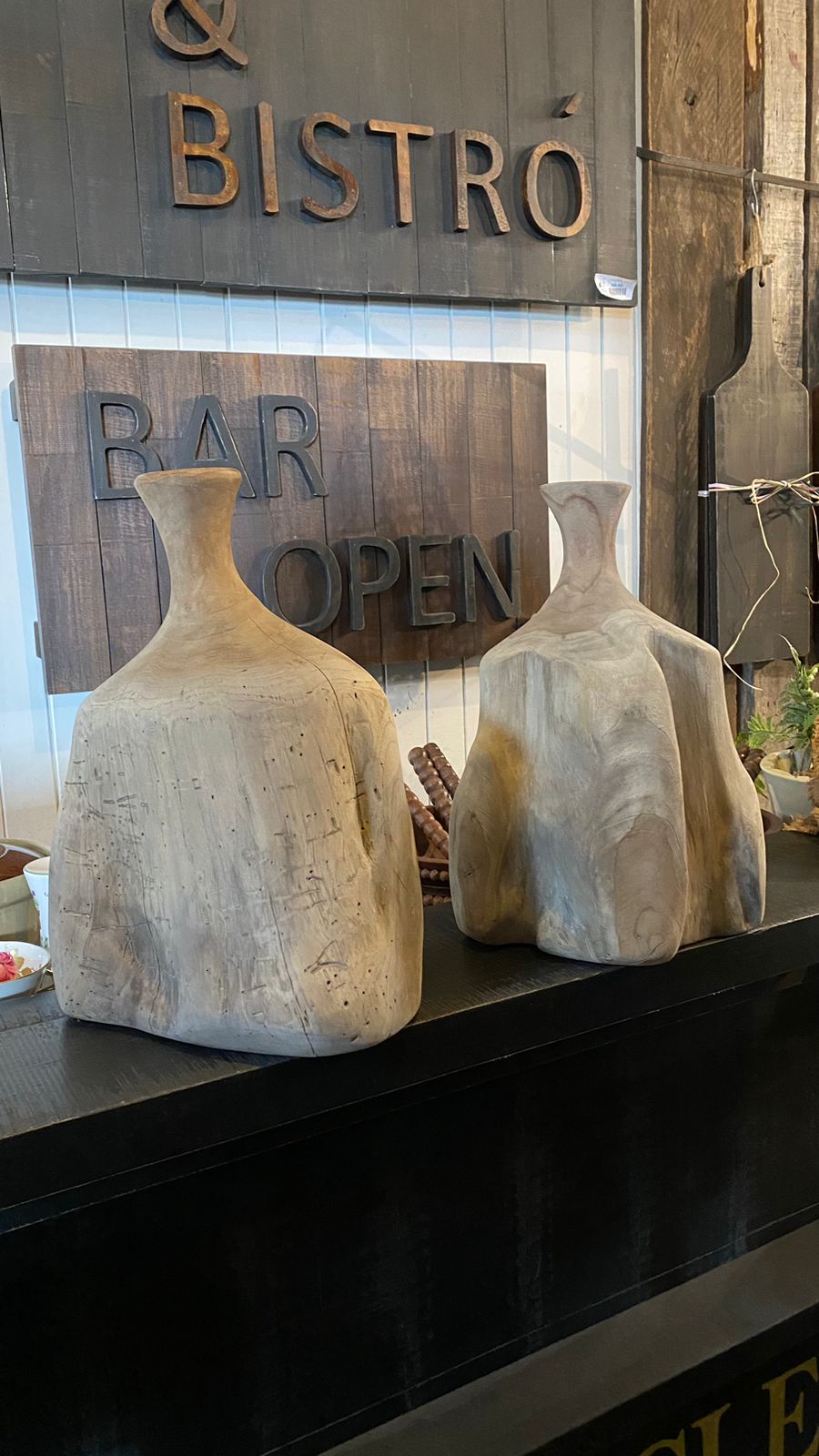 Botellón de Madera - Natural 22x35