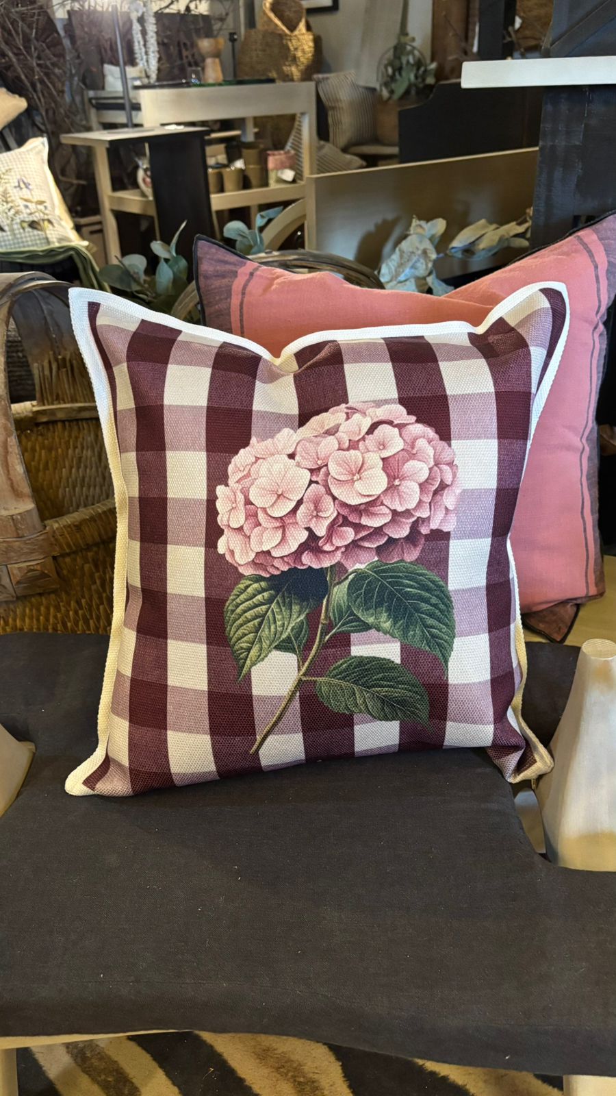 Cojín con Diseño Estampado — Diseño 9 Lino Con Pestaña 45x45