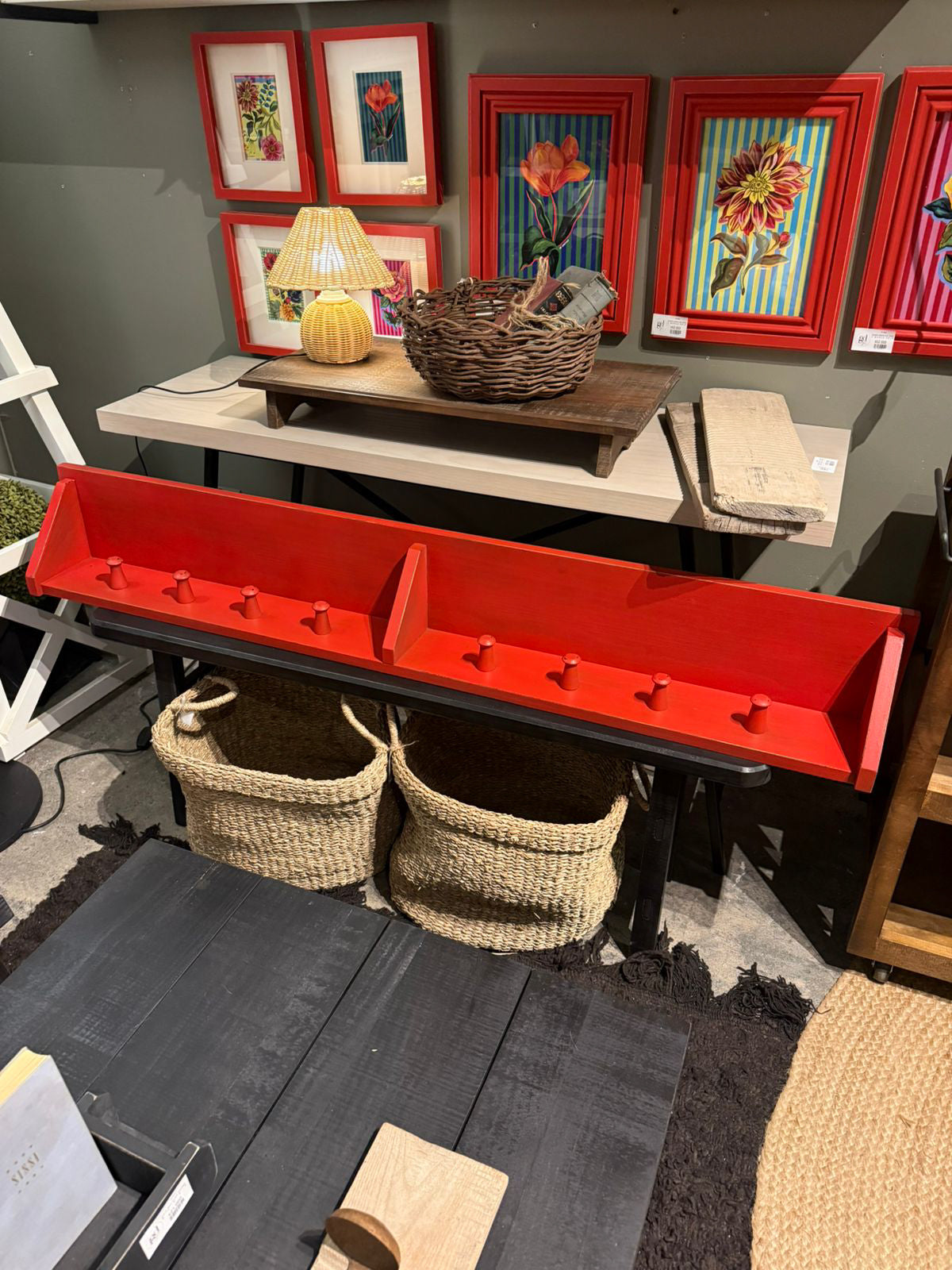 Percha Beltrán - Rojo 150x20x17