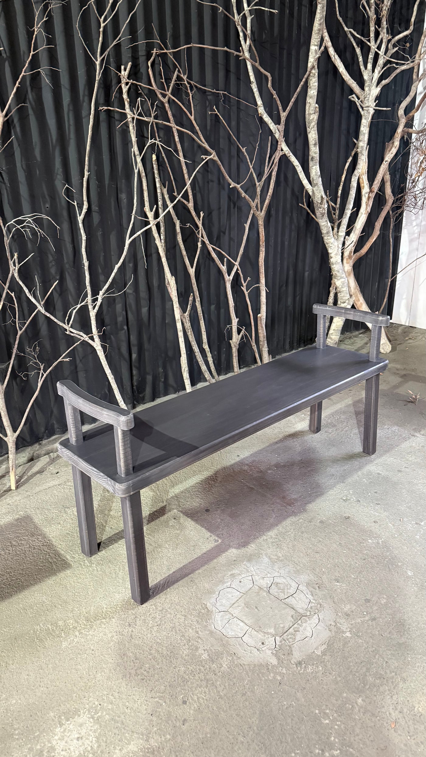 Banqueta María — Pino Clear Marrón 130x35x60