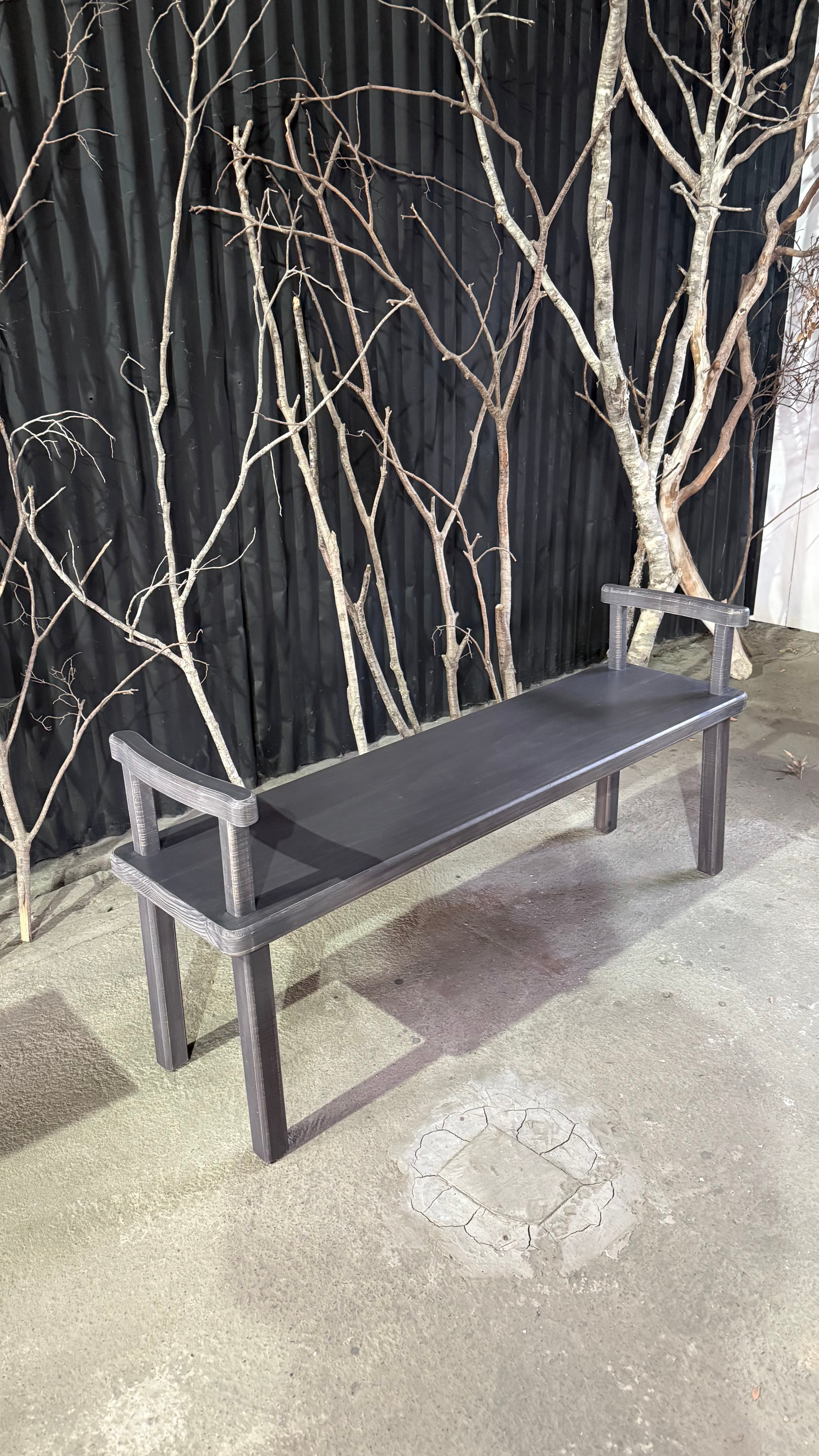 Banqueta María - Pino Clear Marrón 130x35x60