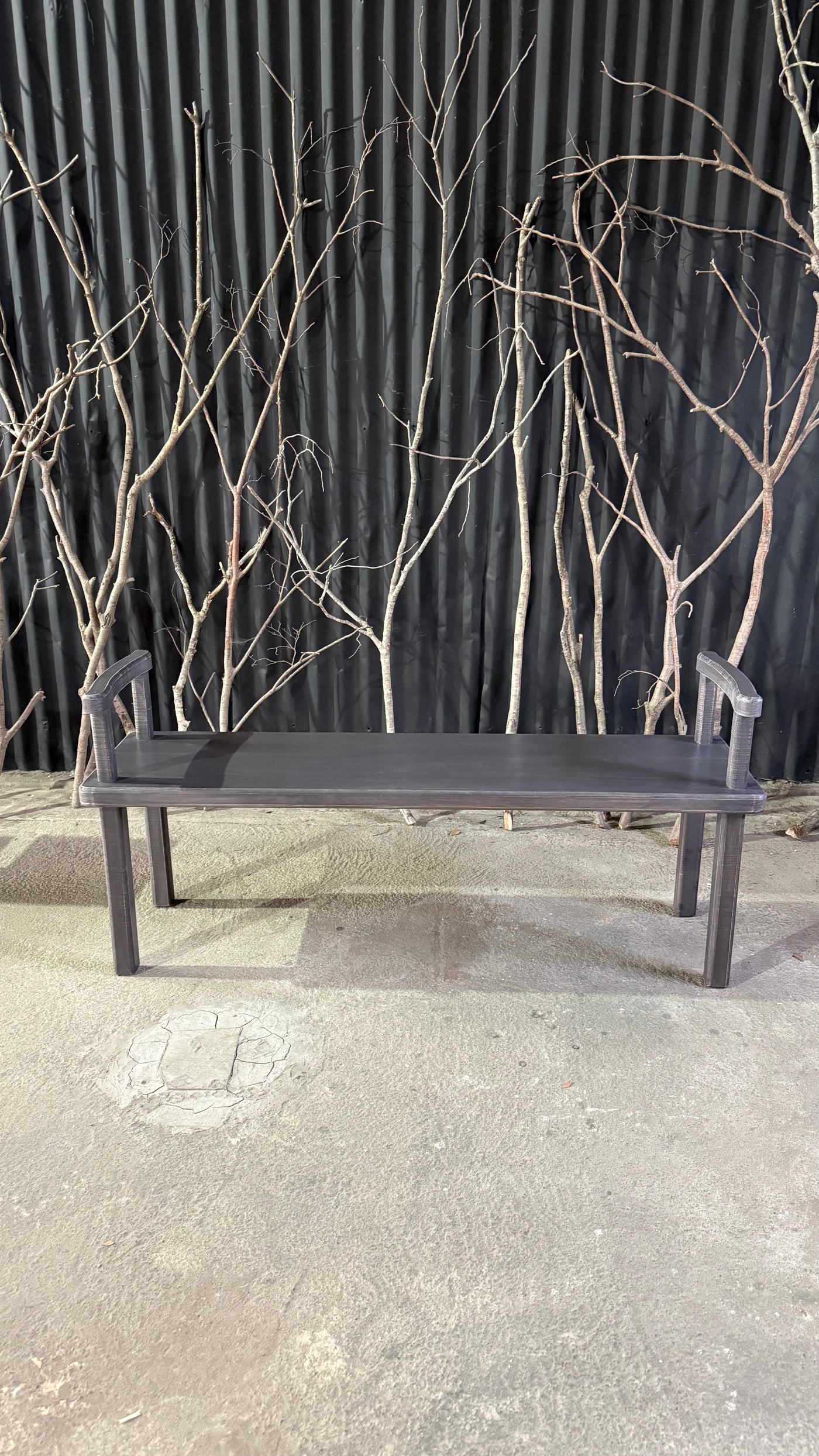 Banqueta María — Pino Clear Marrón 130x35x60