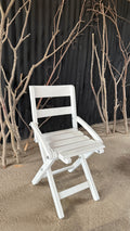 Silla Gabriela - Pino Clear Plegable Blanca 35x40x66