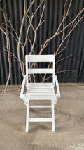 Silla Gabriela - Pino Clear Plegable Blanca 35x40x66