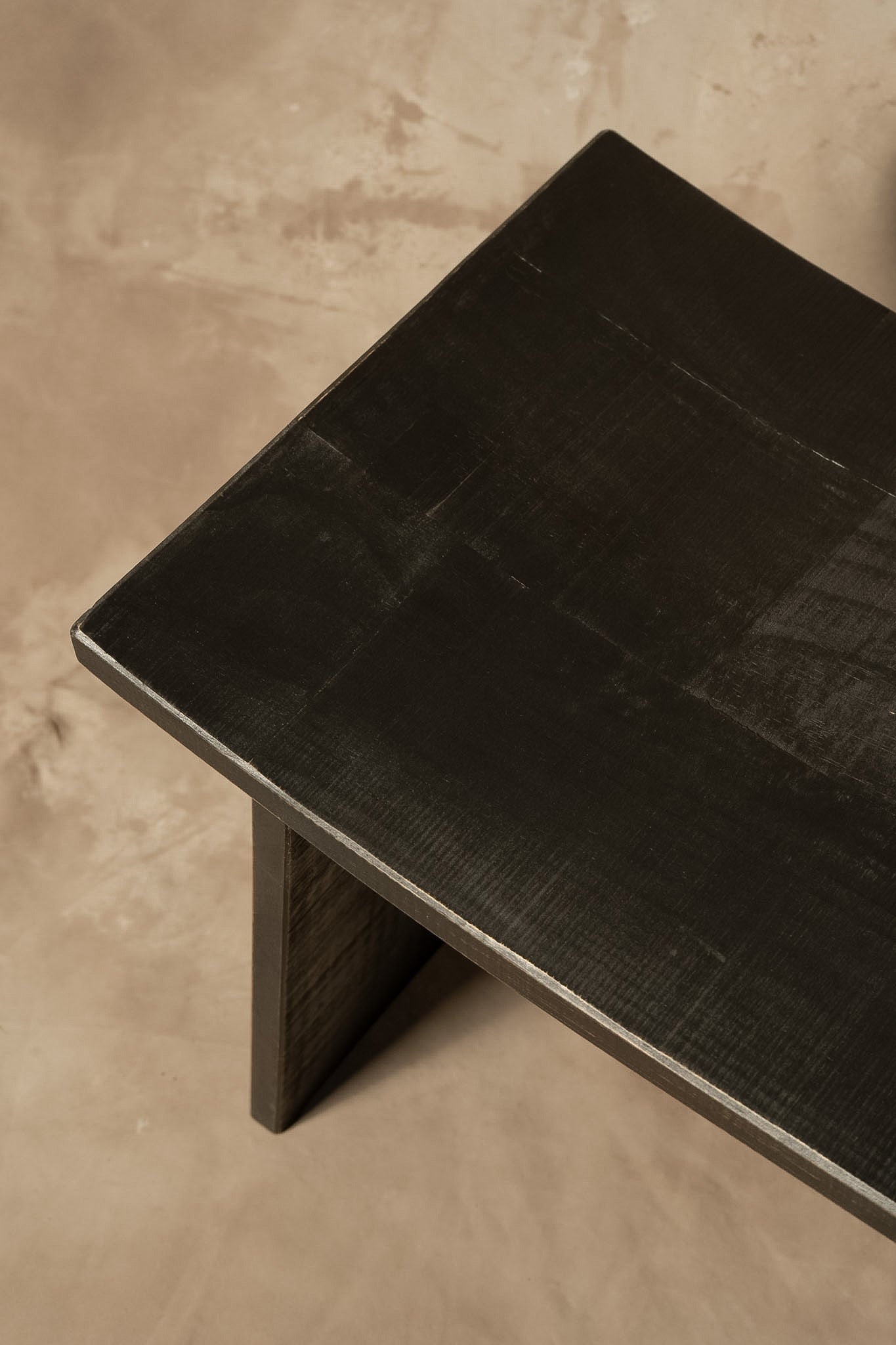 Huanco Largo — Pino Clear Aserrado Pátina Negra 100x38x45