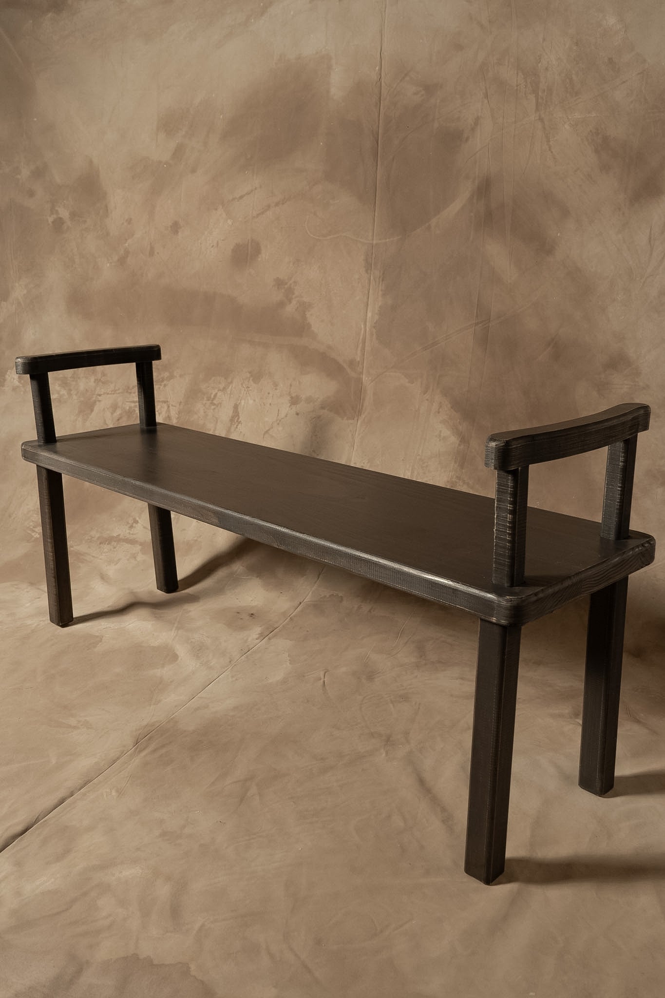 Banqueta María — Pino Clear Marrón 130x35x60