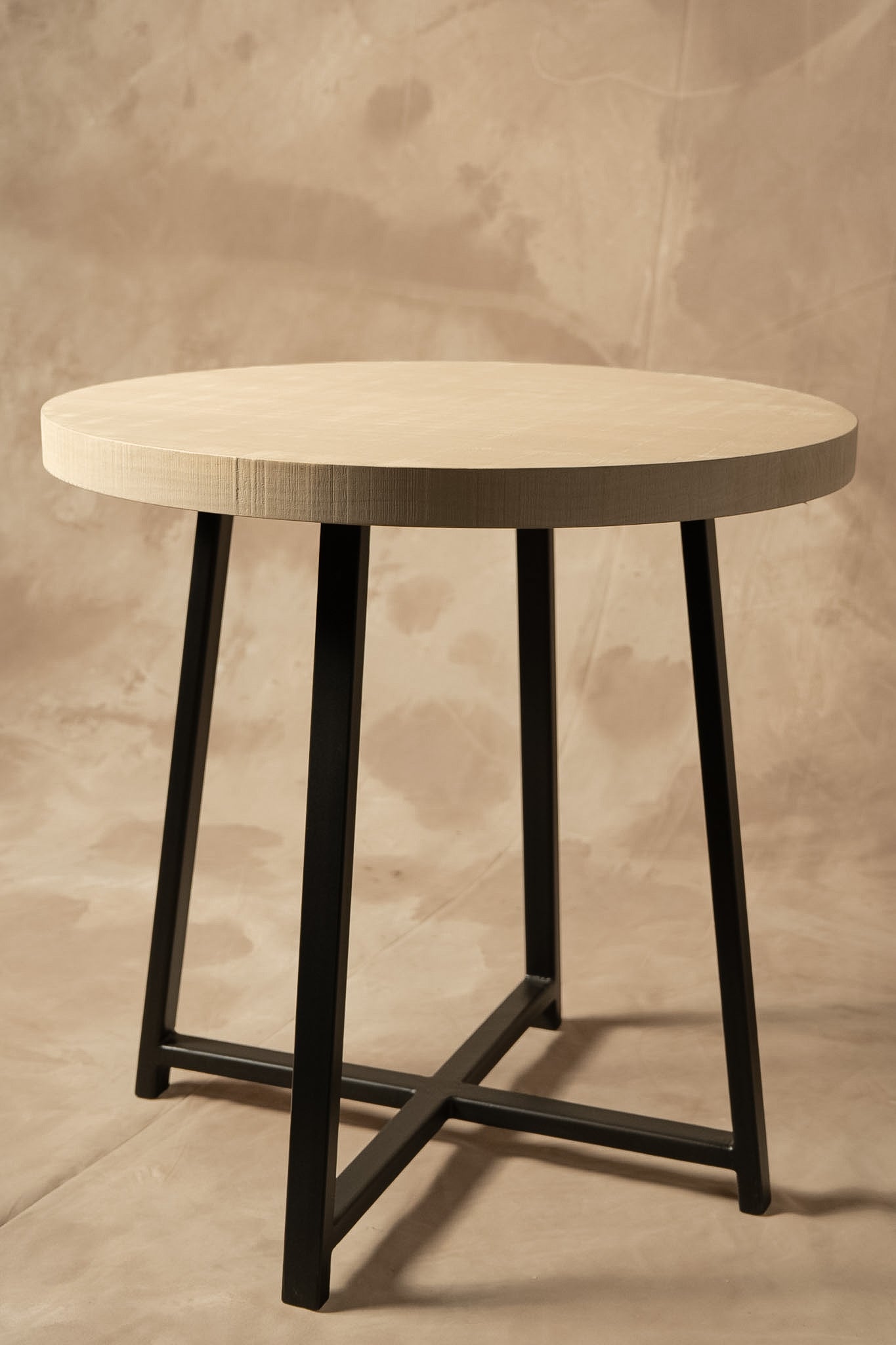 Mesa Lateral Mónica — Teñido Rústico 60x60x60