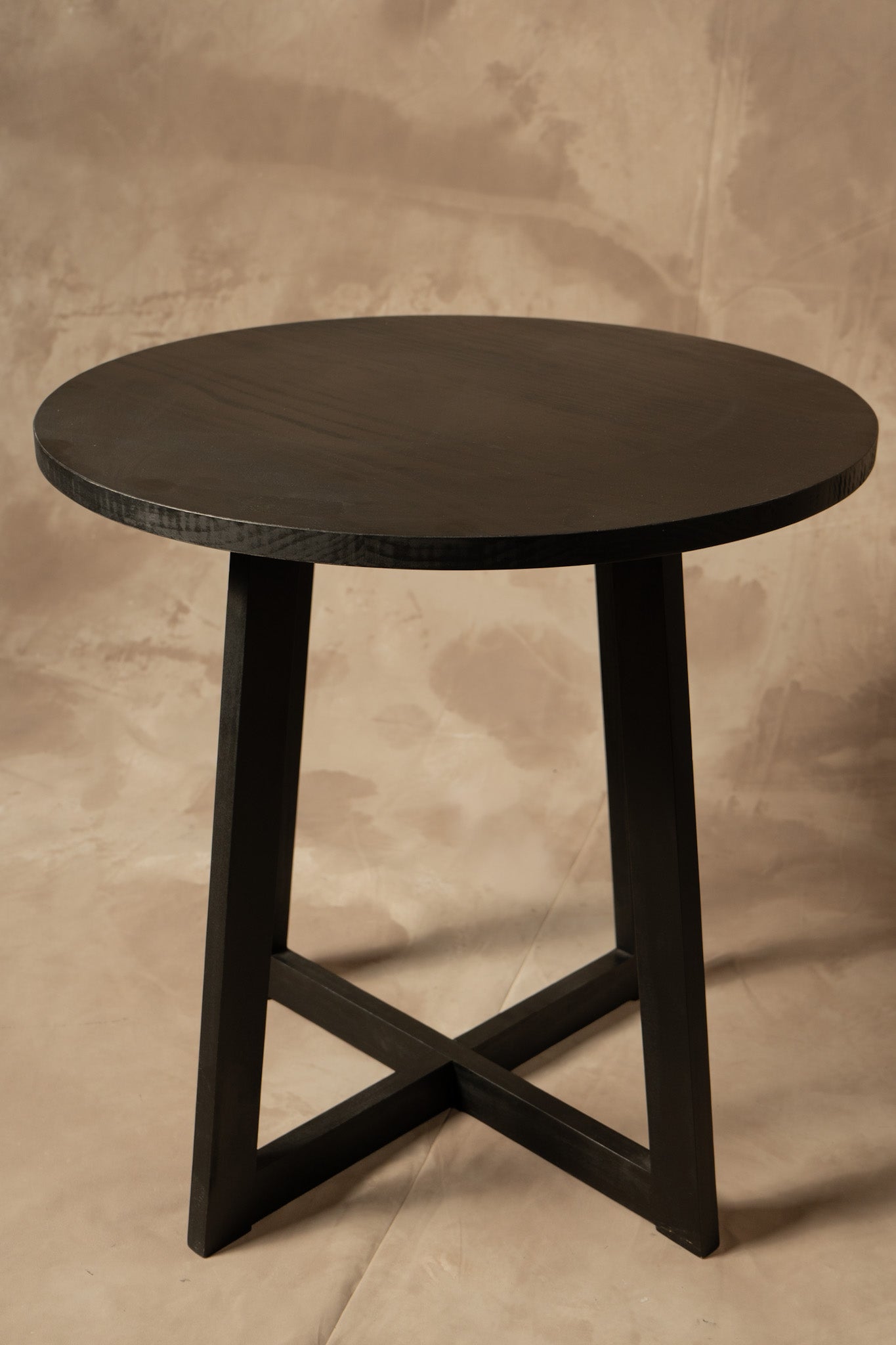 Mesa Lateral Ana - Pátina Negra 60x60x60
