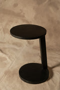 Mesita Auxiliar Redonda - Negro 38x38x60