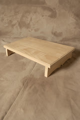 Pino Clear Aserrada Gris Beige Envejecido Tamaño Chico 50x30x8