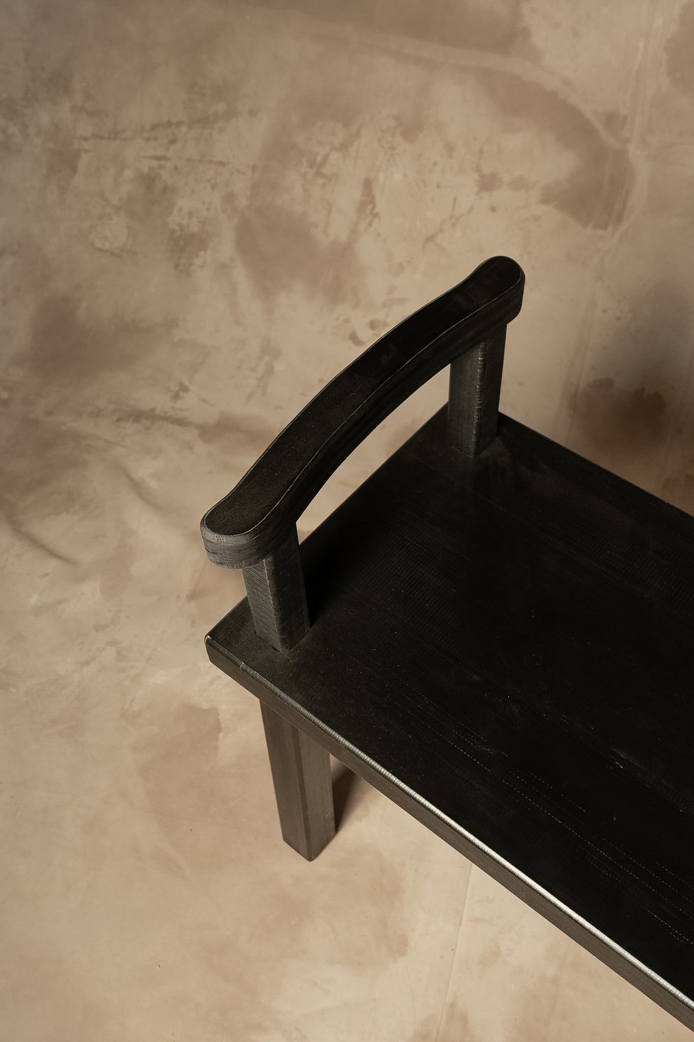 Banqueta María — Negro 110x35x40