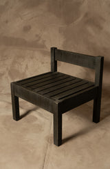 Diseño 2 Pino Clear Aserrada Pátina Negra 50x45x50