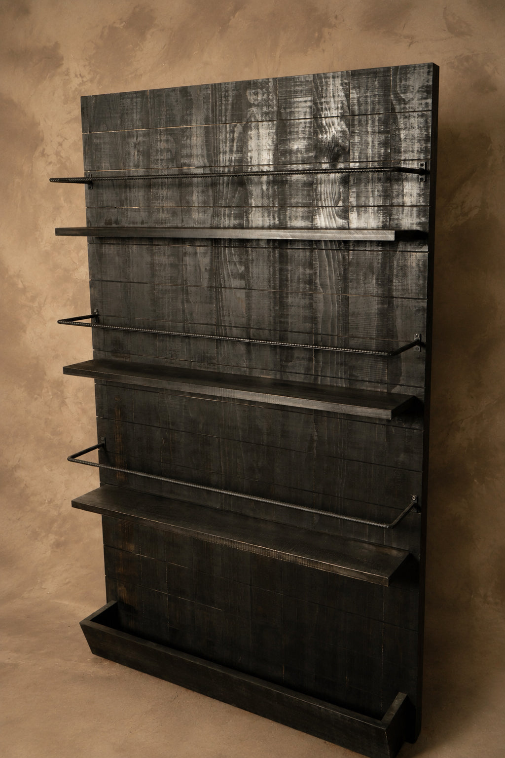 Mural de Cocina - Pátina Negra 100x21x160
