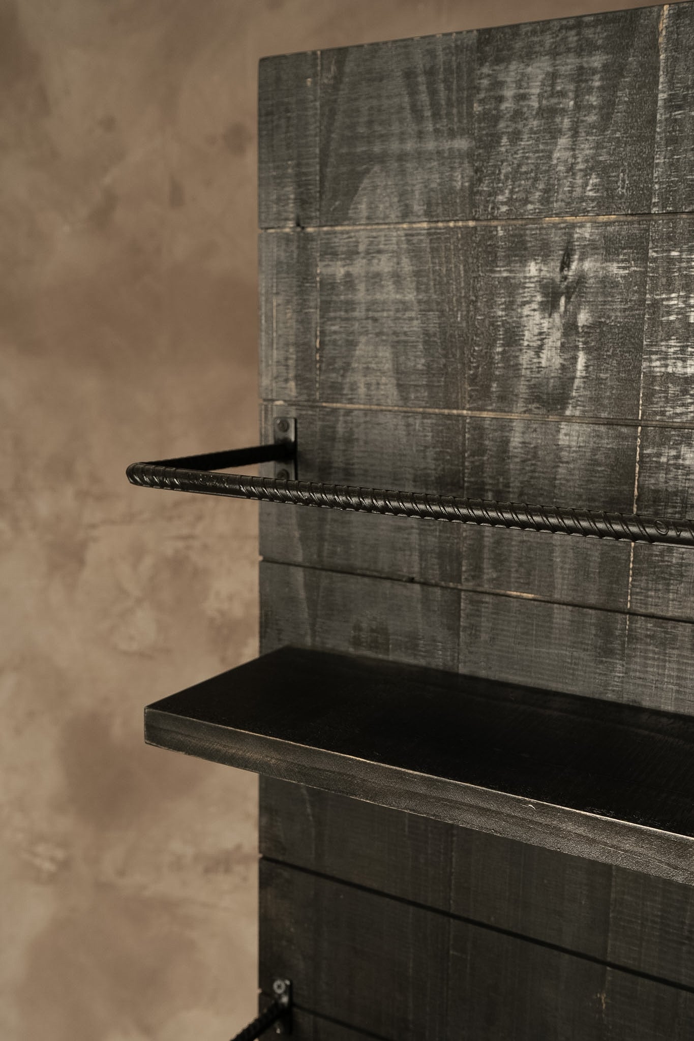 Mural de Cocina - Pátina Negra 100x21x160