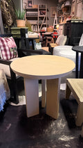 Mesa Lateral Francisca - Pino Clear Pulido Natural 60x60x60