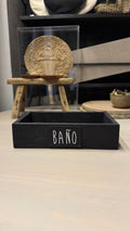 Caja de Baño - Negro 30x17x7