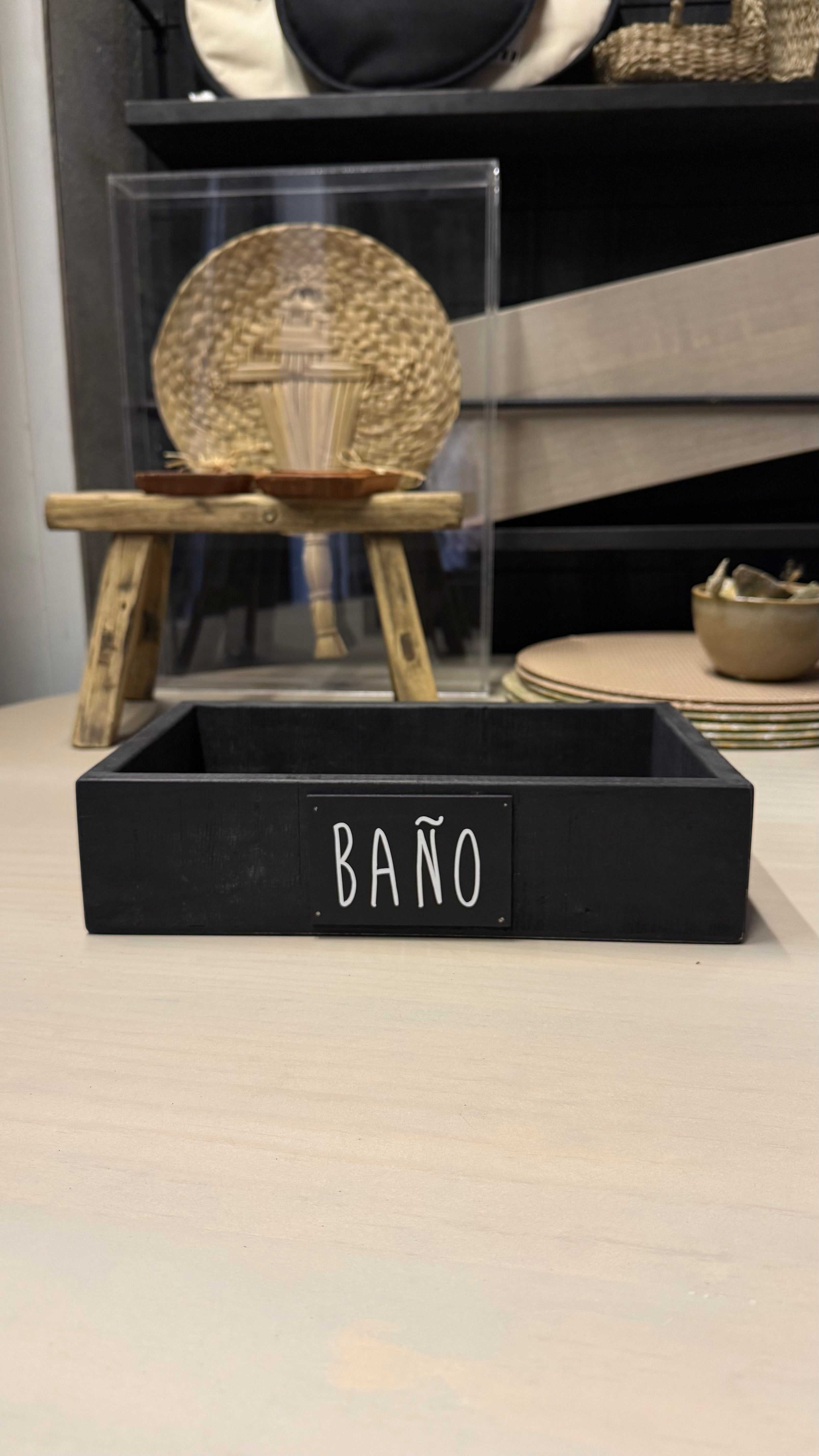 Caja de Baño - Negro 30x17x7