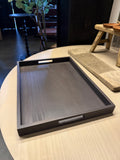 Bandeja Rectangular - Dora Pino Clear Marrón 45x33x4