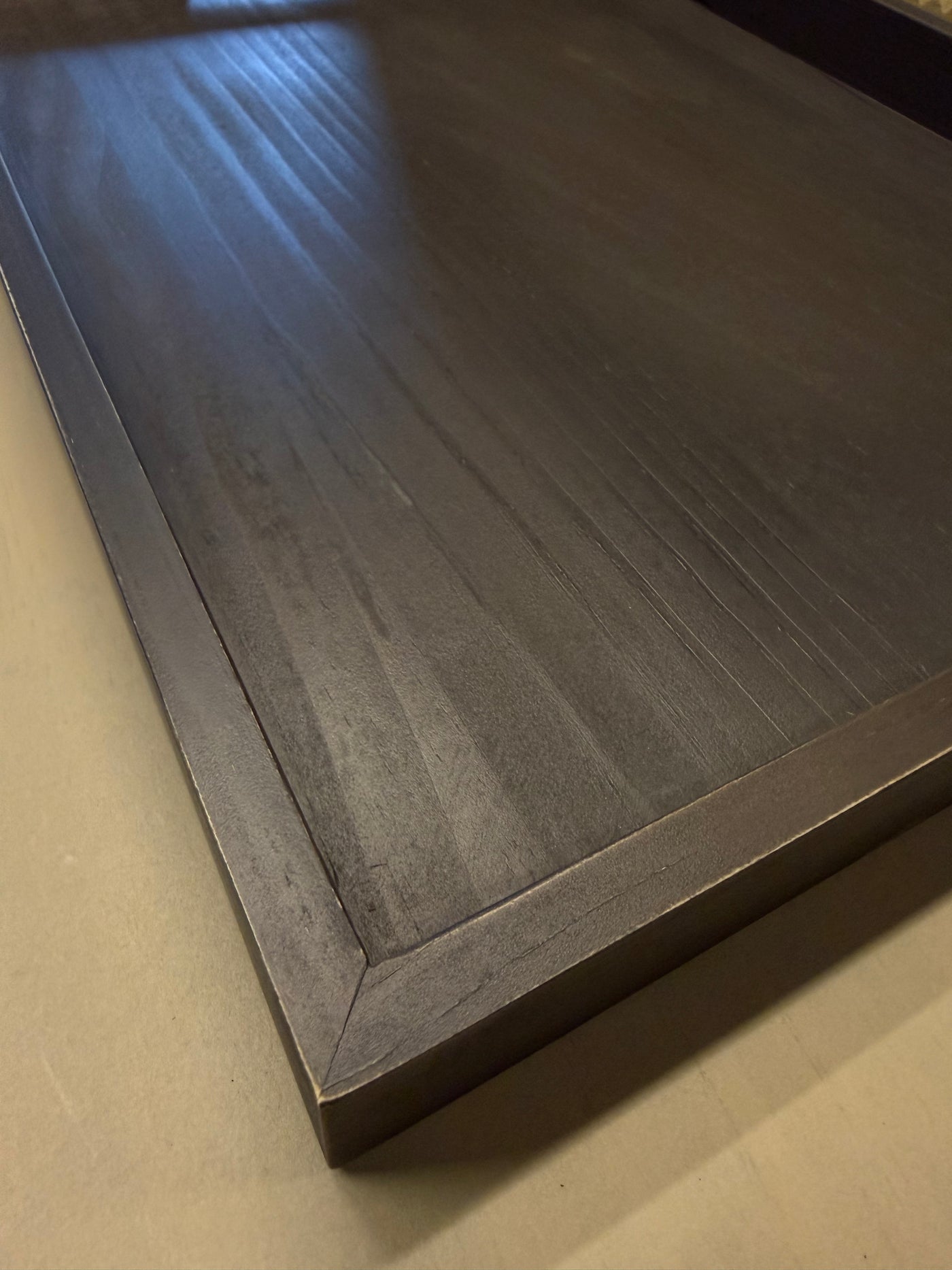 Bandeja Rectangular — Dora Pino Clear Marrón 45x33x4