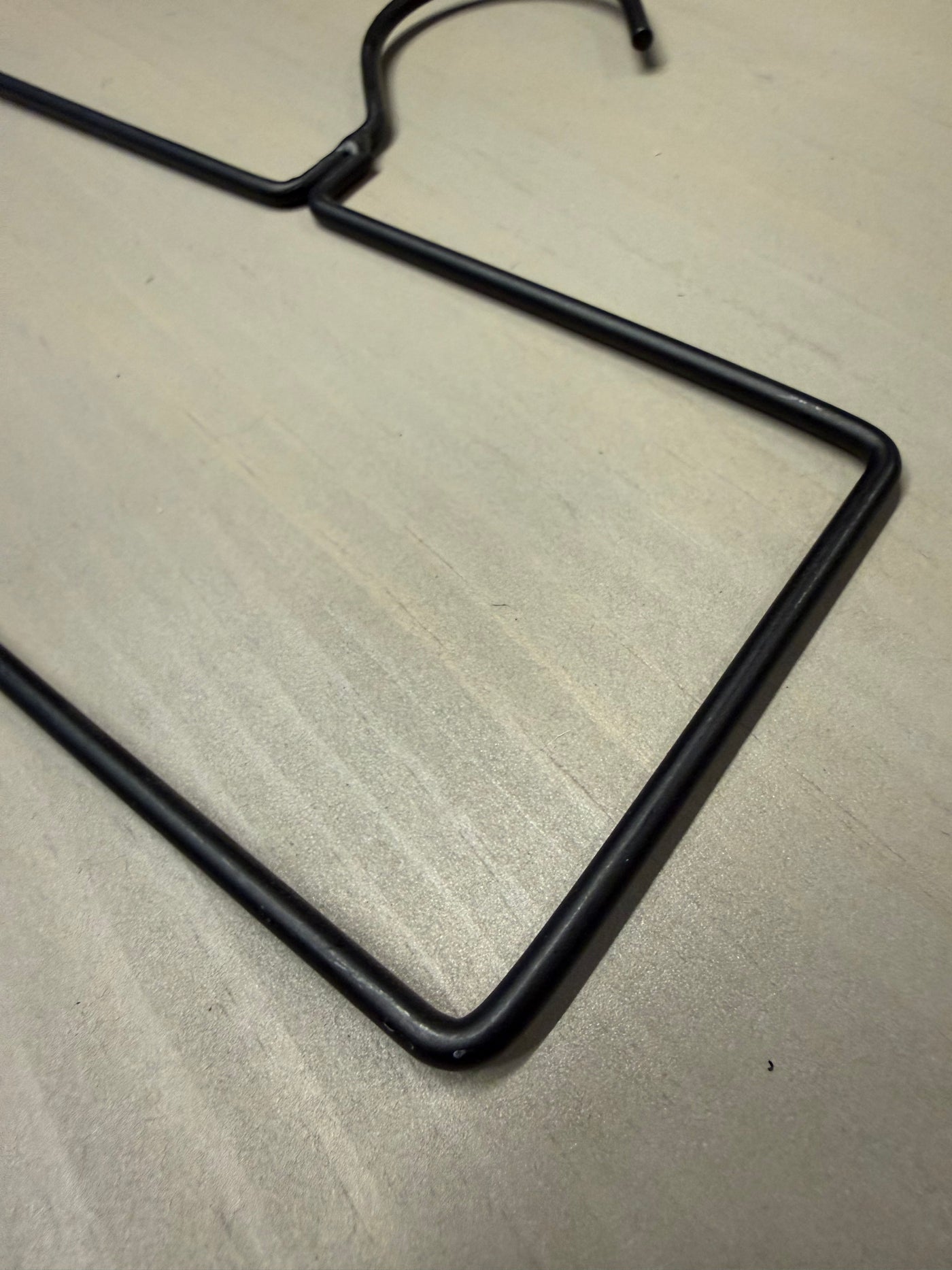 Colgador — Rectangular Fierro Negro 20x16