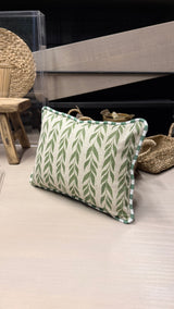 Beige Detalles Verdes 30x20