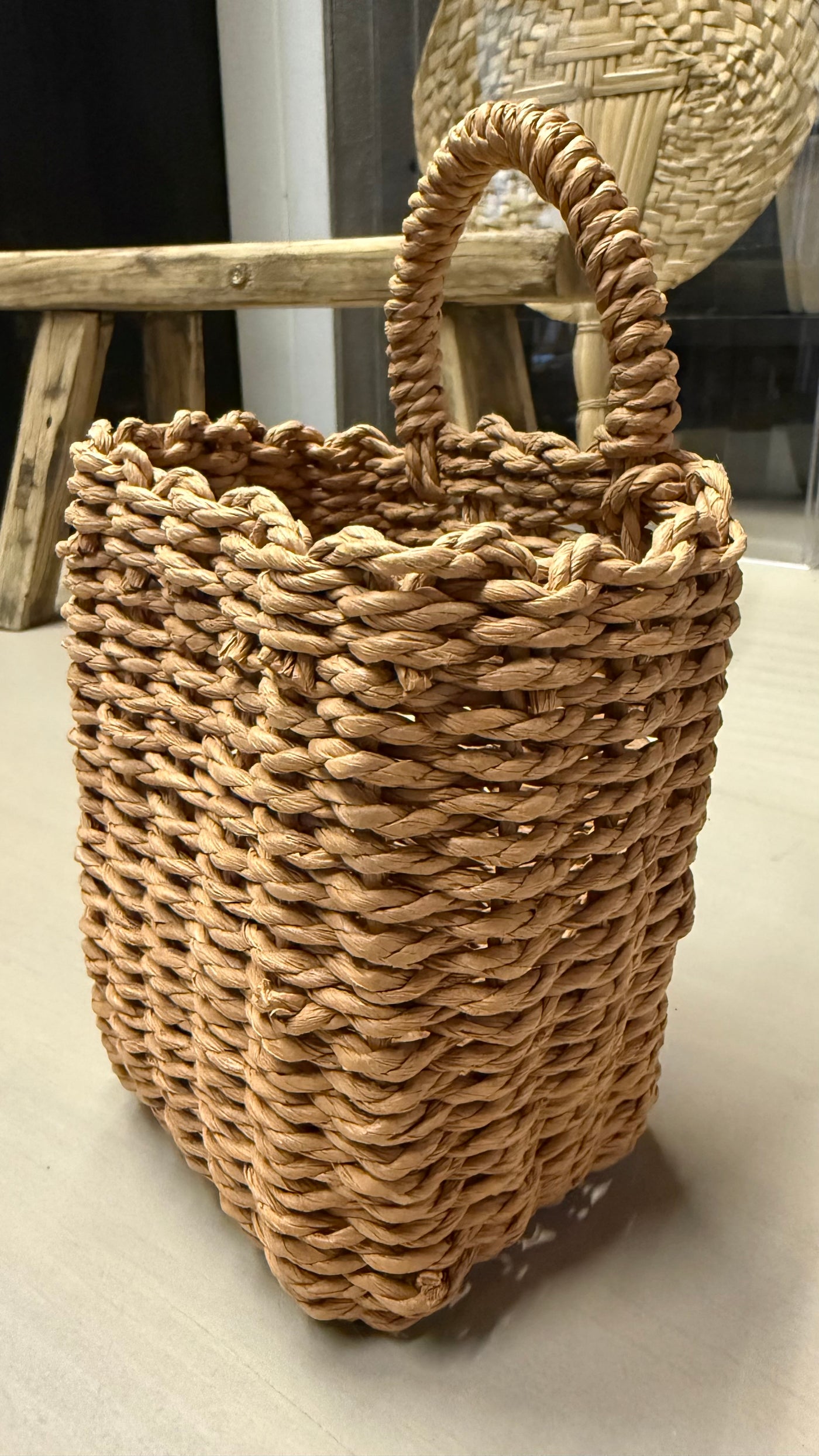 Canasto Organizador — Terracota Tamaño Extra Chico 12x9x20