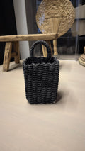 Canasto Organizador - Negro Tamaño Extra Chico 11x9x18