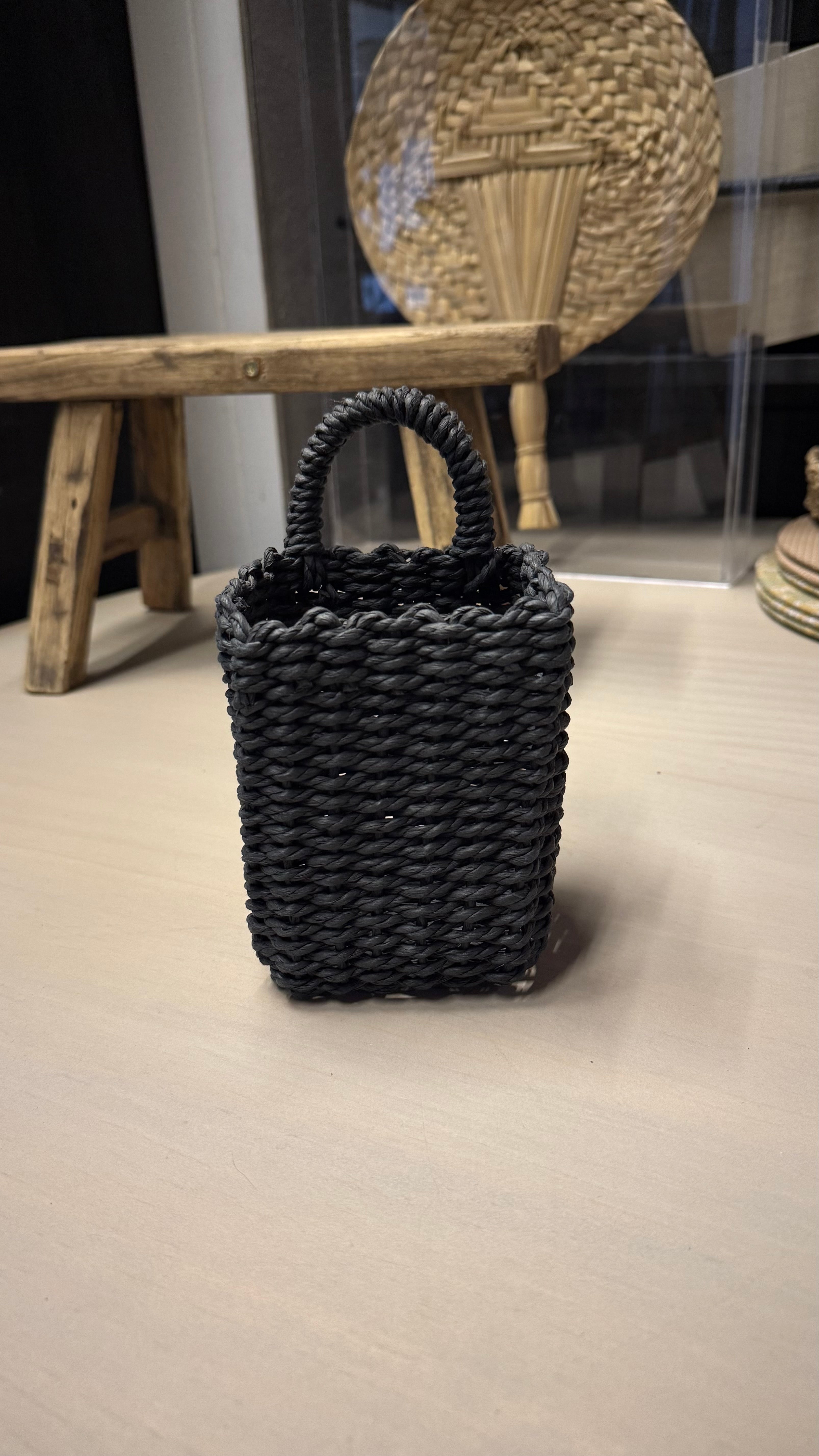 Canasto Organizador - Negro Tamaño Extra Chico 11x9x18