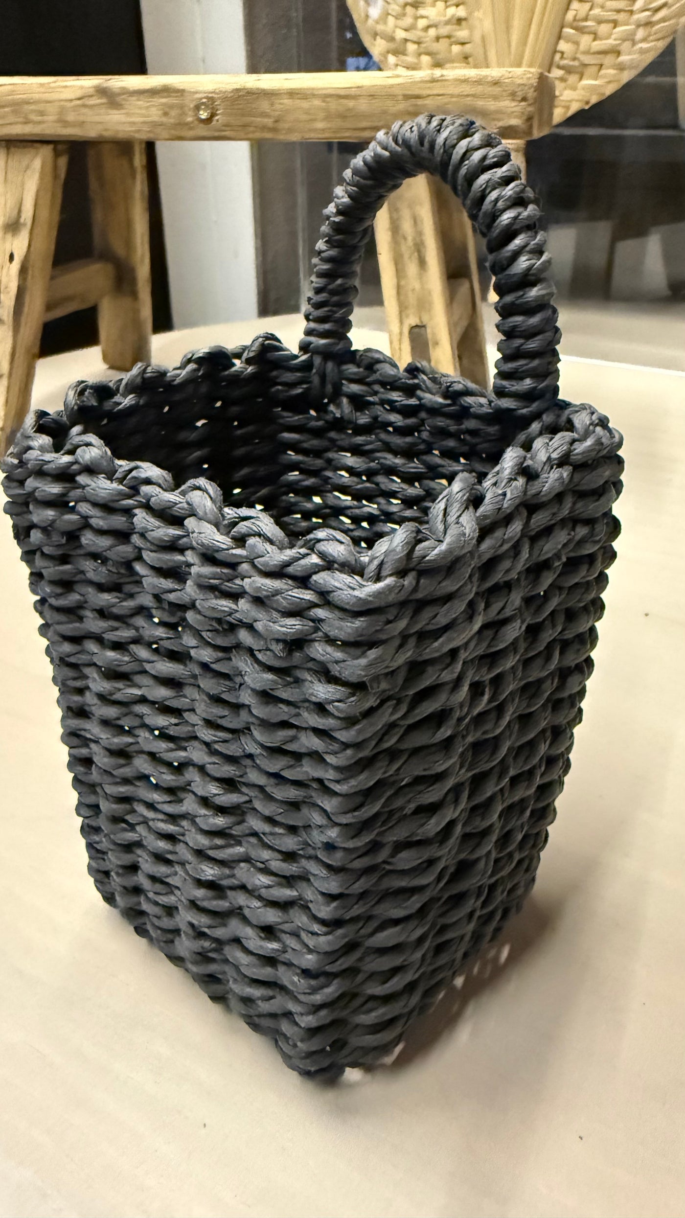 Canasto Organizador — Negro Tamaño Extra Chico 11x9x18
