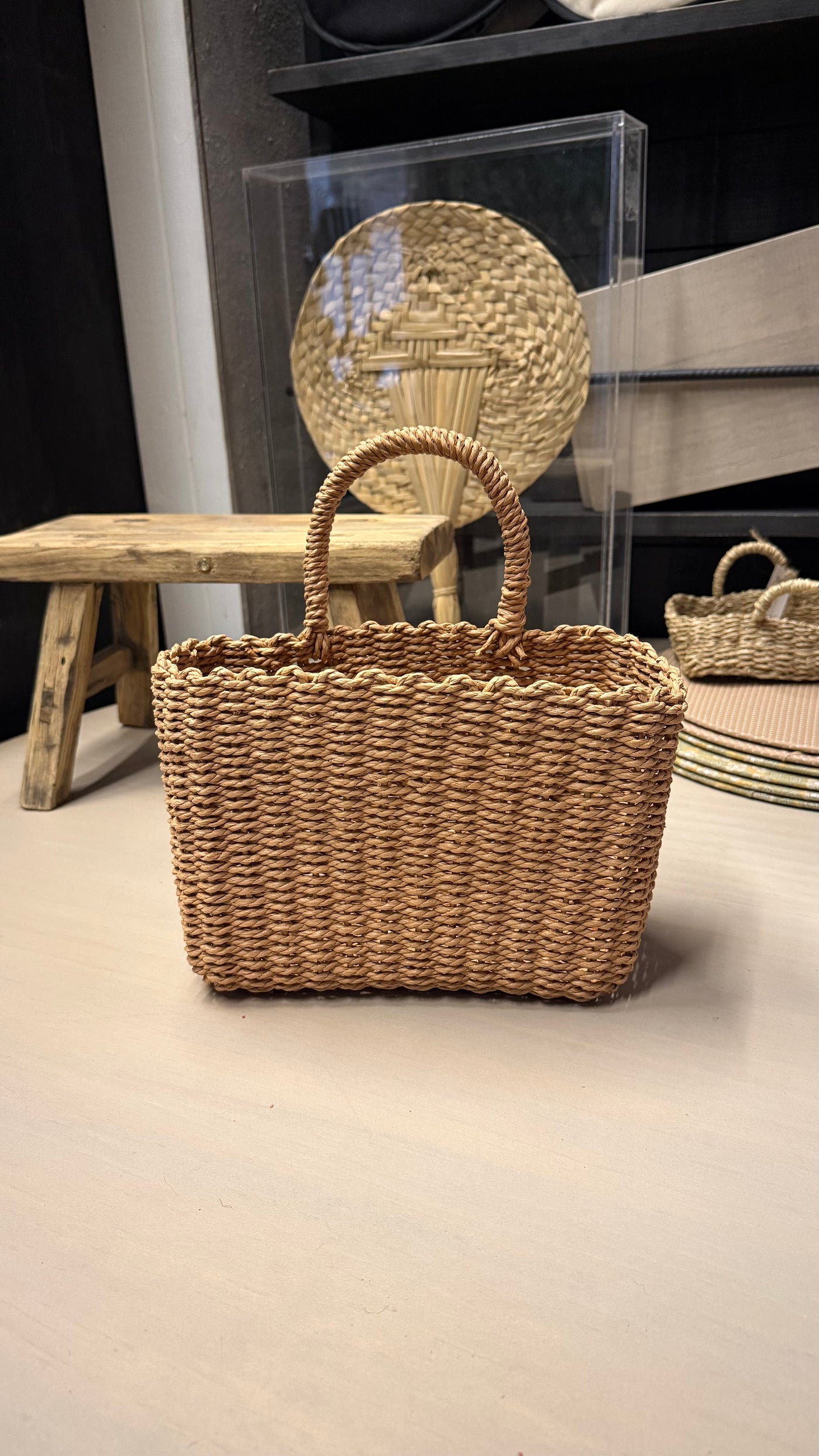 Canasto Organizador — Terracota Tamaño Chico 26x13x27