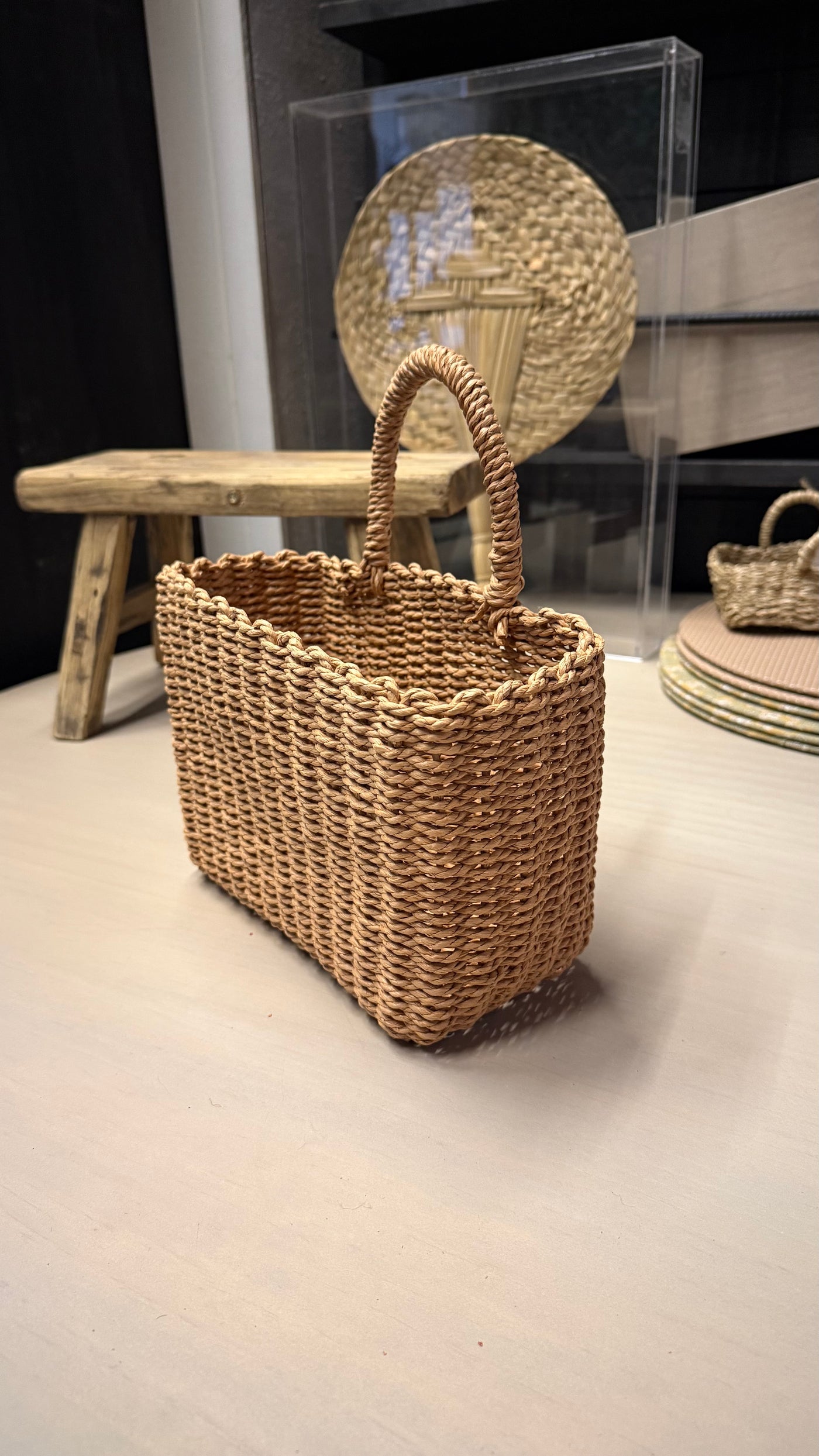 Canasto Organizador — Terracota Tamaño Chico 26x13x27