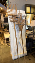 Rastrillo de Madera Antigua - Tamaño Extra Grande 41x7x186