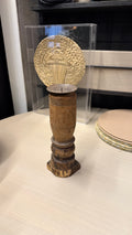 Candelabro de Madera Antigua - Diseño 1 9x30