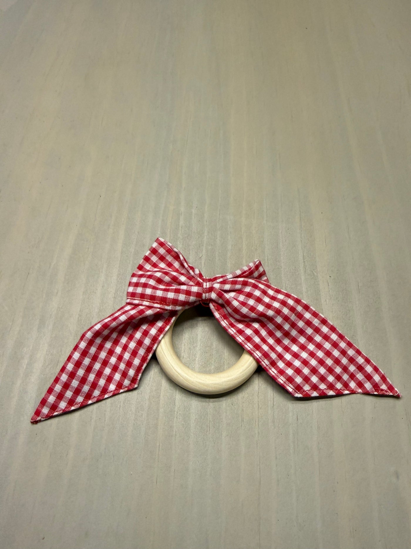 Porta Servilletas — Cuadrillé Rojo 15x9x2
