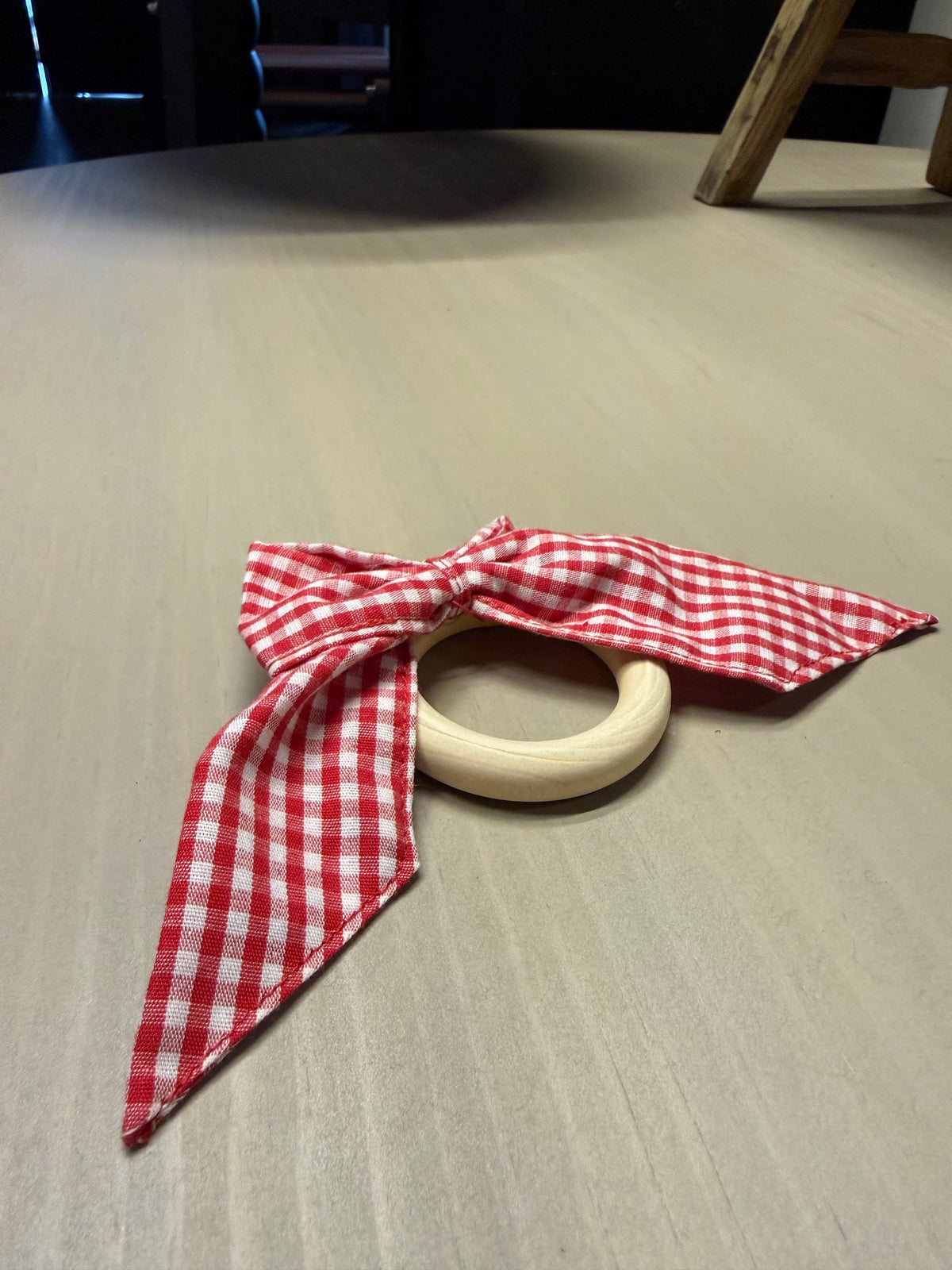 Porta Servilletas — Cuadrillé Rojo 15x9x2