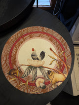 Diseño Gallina Gamuza 35x35