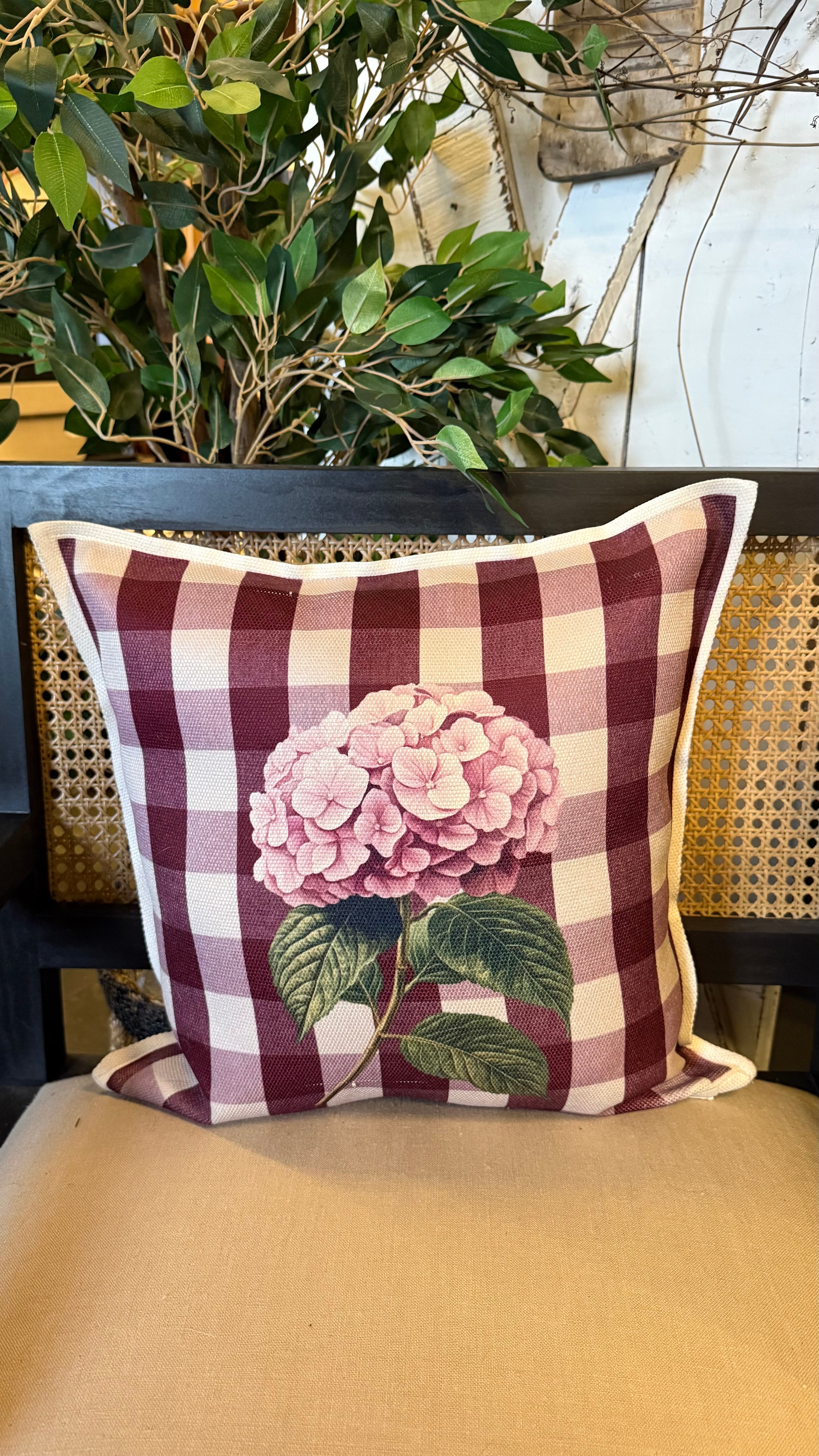 Cojín con Diseño Estampado - Diseño 9 Lino Con Pestaña 45x45