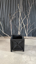 Macetero Cruceta - Negro 40x40x40