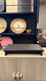 Pino Clear Aserrada Pátina Negra Tamaño Mediano 60x30x8
