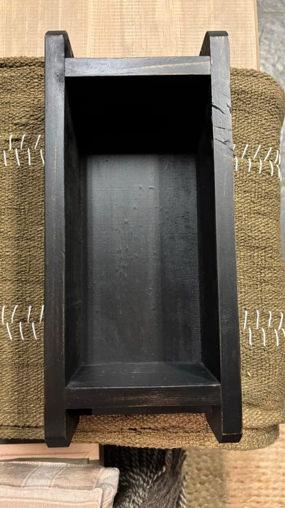 Caja multiuso pátina negra