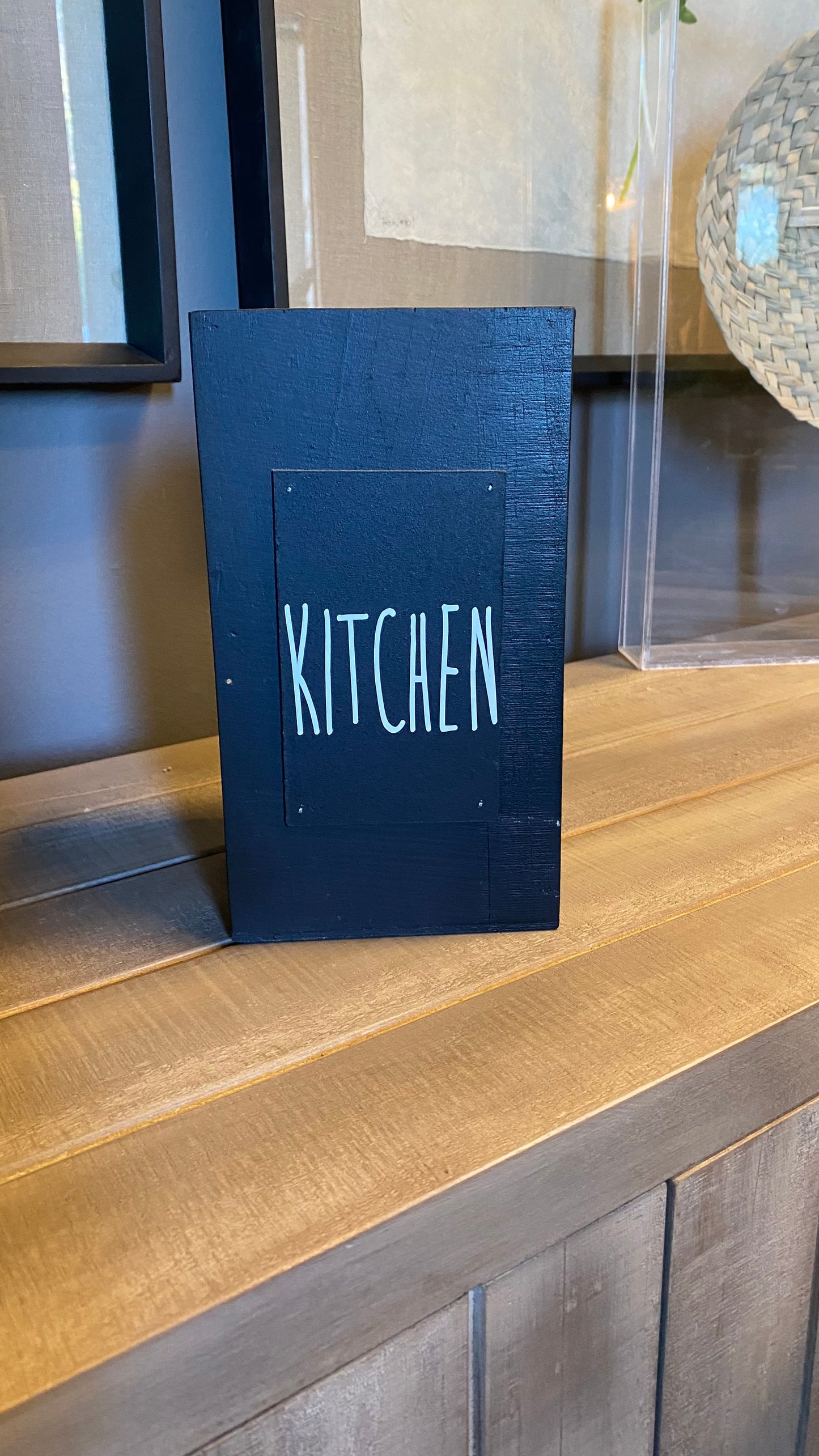 Caja kitchen pátina negra