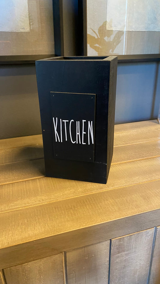 Caja kitchen pátina negra