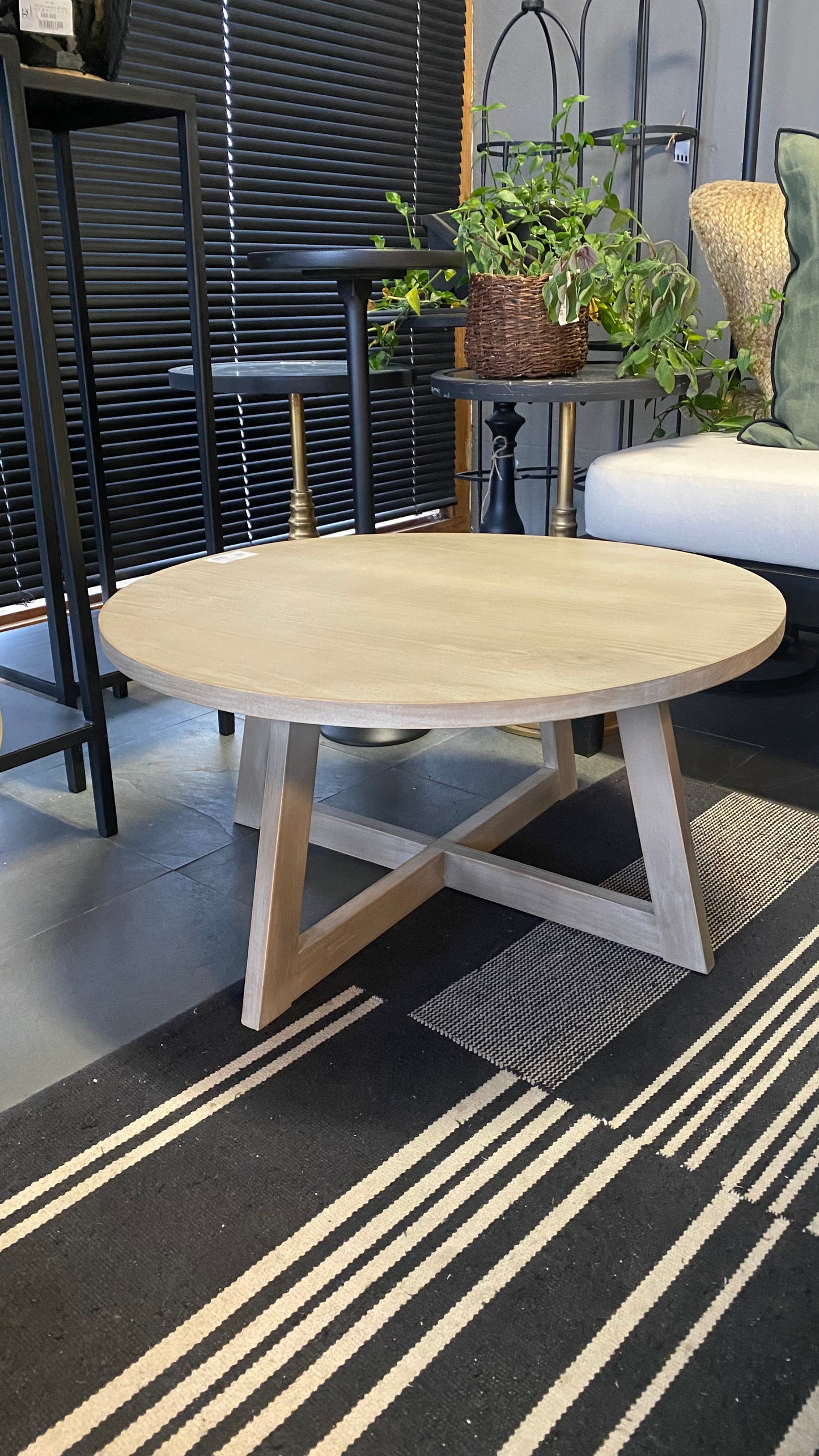 Mesa de centro Ana 70x35 teñido rústico